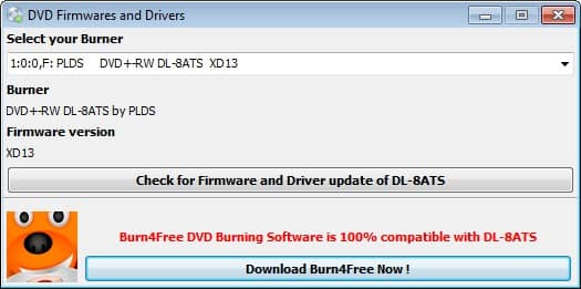 Download firmware for HP DVD RW  AD-7290HR